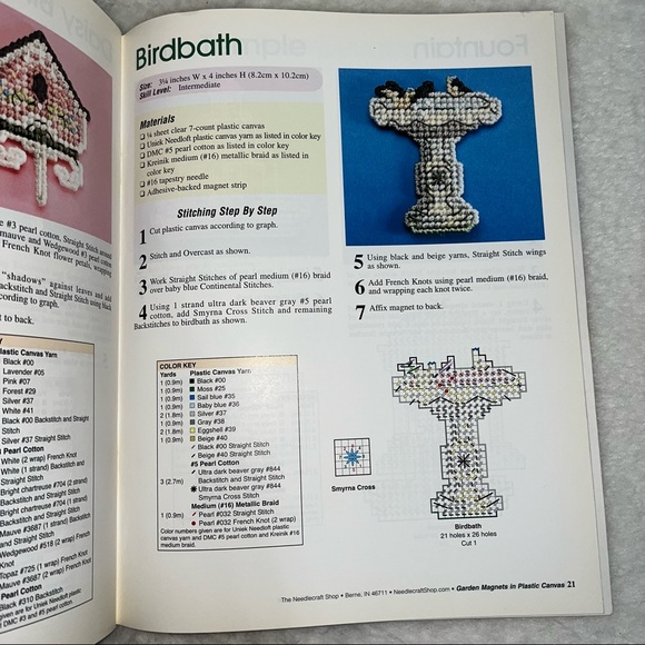 The Needlecraft shop Garden magnets book of 24 patterns - Picture 4 of 7